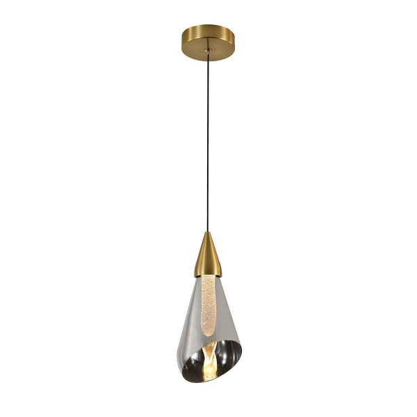 Подвесной светодиодный светильник Indigo Riflesso 11049/1P Gold V000108L Подвесной светодиодный светильник Indigo Riflesso 11049/1P Gold V000108L