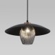 Подвесной светильник Eurosvet Kamari 50259/1 черный/дымчатый