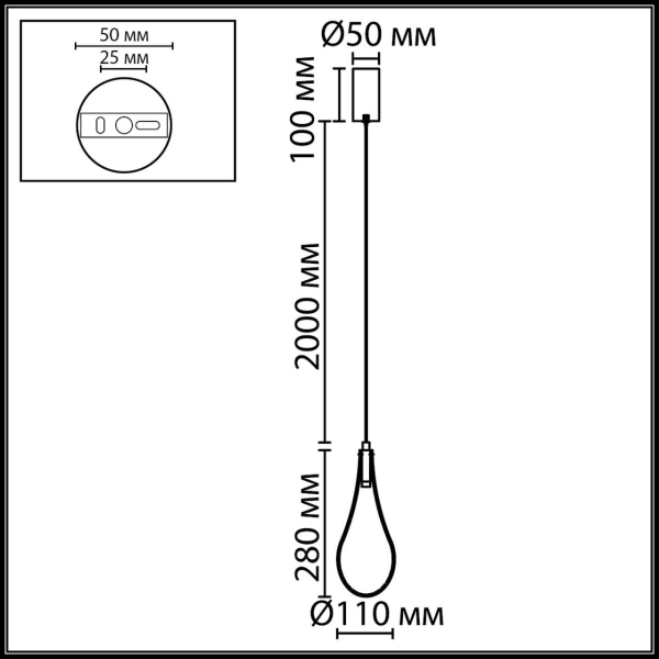 Подвесной светильник Odeon Light Braid L-Vision 7148/5L