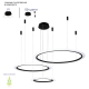 Подвесной светодиодный светильник Crystal Lux Manzana SP67W Led Black
