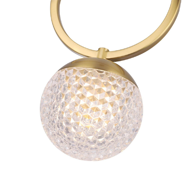 Подвесной светильник Crystal Lux Carolina SP1 V1 BRASS Подвесной светильник Crystal Lux Carolina SP1 V1 BRASS