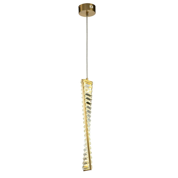 Подвесной светодиодный светильник Indigo FRIZZANTE 12015/1P Brass V000043L Подвесной светодиодный светильник Indigo FRIZZANTE 12015/1P Brass V000043L