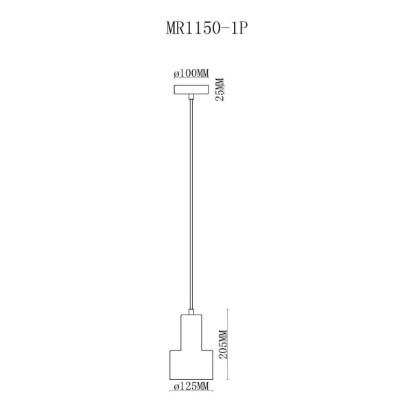 Подвесной светильник MyFar Lima MR1150-1P Подвесной светильник MyFar Lima MR1150-1P