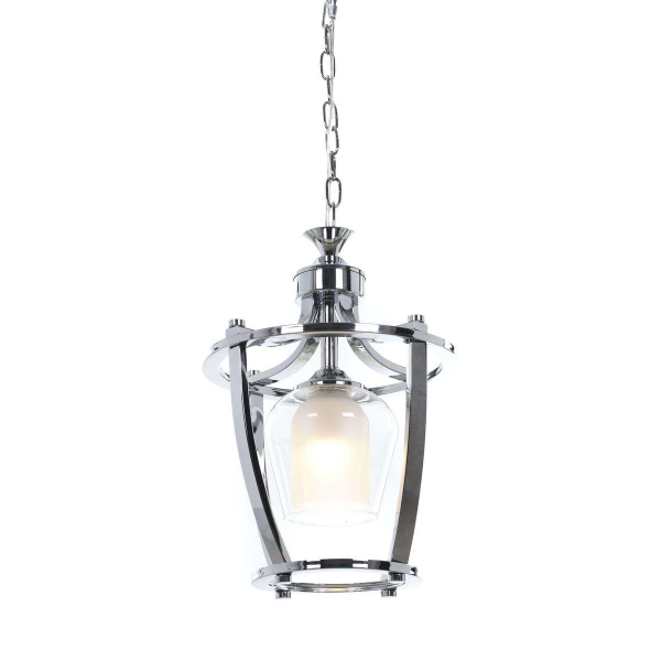 Подвесной светильник Lumina Deco Brooklin LDP 1231-1 CHR+WT Подвесной светильник Lumina Deco Brooklin LDP 1231-1 CHR+WT