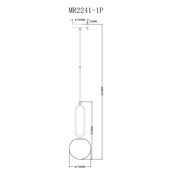 Подвесной светильник MyFar Pierre MR2241-1P Подвесной светильник MyFar Pierre MR2241-1P