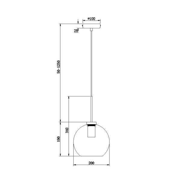 Подвесной светильник Freya Bravis FR8002PL-01BS