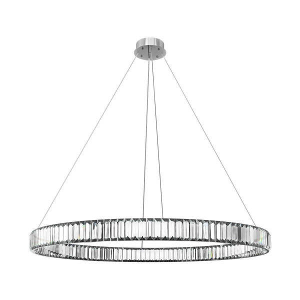 Подвесной светодиодный светильник Loft IT Crystal ring 10135/1000 Chrome Подвесной светодиодный светильник Loft IT Crystal ring 10135/1000 Chrome