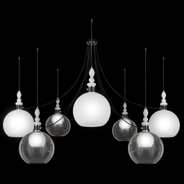 Подвесной светильник 33 ИДЕИ PND182.07.17CH.003BL-M62TW