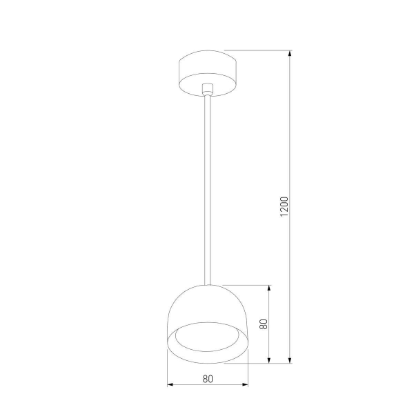 Подвесной светодиодный светильник Elektrostandard Uno 50261 LED a065705 Подвесной светодиодный светильник Elektrostandard Uno 50261 LED a065705