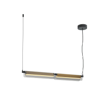 Подвесной светодиодный светильник Maytoni Flat MOD296PL-L20BS3K