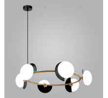 Подвесной светильник Eurosvet Moity 70150/6 черный/латунь Smart
