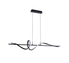 Подвесной светодиодный светильник Arte Lamp Twisted A4587SP-30BK