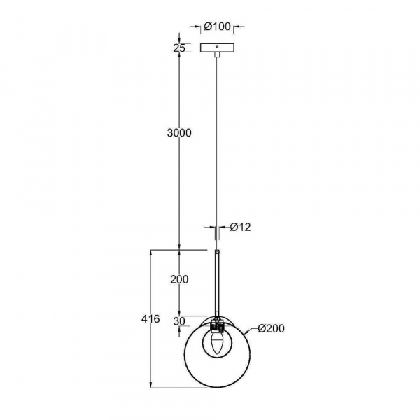 Подвесной светильник Maytoni Basic form MOD521PL-01G3 Подвесной светильник Maytoni Basic form MOD521PL-01G3