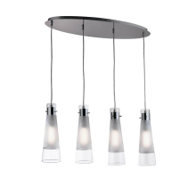 Подвесной светильник Ideal Lux Kuky SP4 Trasparente 023038