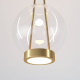 Подвесной светодиодный светильник Eurosvet Frasco 50267/1 LED латунь