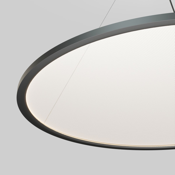 Подвесной горизонтальный светодиодный светильник Denkirs Veil DK6620-BK