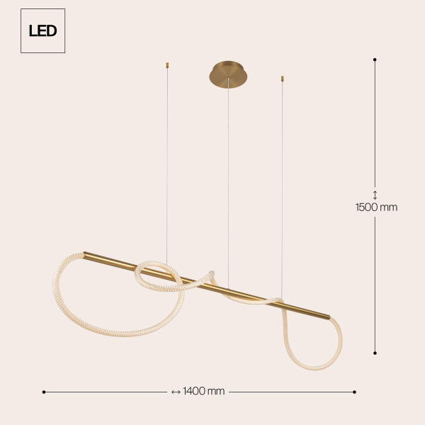 Подвесной светильник Maytoni Tau MOD166PL-L30G3K