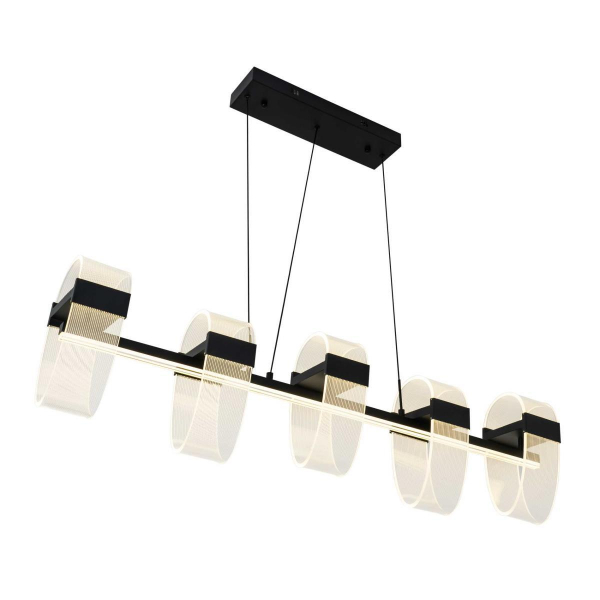 Подвесной cветильник LED4U L7708-1200 BK Подвесной cветильник LED4U L7708-1200 BK