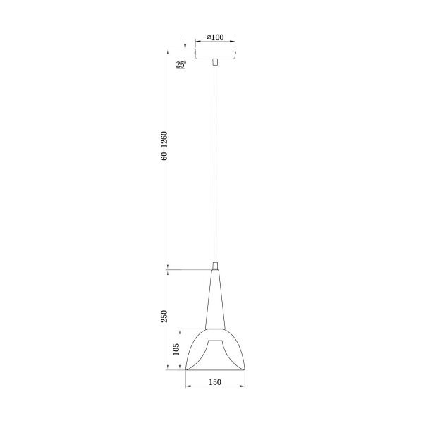 Подвесной светильник Freya FR8009PL-01GB