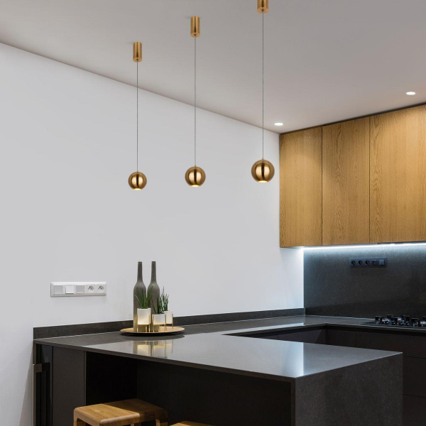 Подвесной светодиодный светильник Elektrostandard Giro 50215/1 Led бронза a055674 Подвесной светодиодный светильник Elektrostandard Giro 50215/1 Led бронза a055674