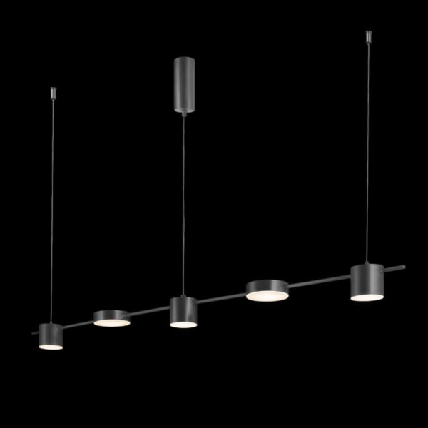 Подвесной светодиодный светильник Crystal Lux Tristan SP5 L1200 Black Подвесной светодиодный светильник Crystal Lux Tristan SP5 L1200 Black