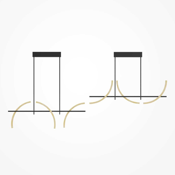 Подвесной светильник Maytoni MOD428PL-L20BK