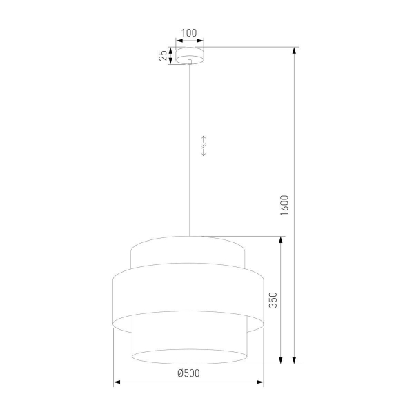 Подвесной светильник TK Lighting 5419 Calisto Подвесной светильник TK Lighting 5419 Calisto