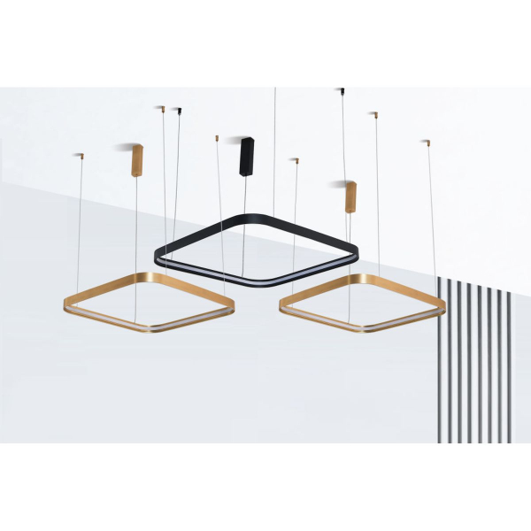 Подвесной светодиодный светильник Italline IT013-6024 gold 3000K Подвесной светодиодный светильник Italline IT013-6024 gold 3000K