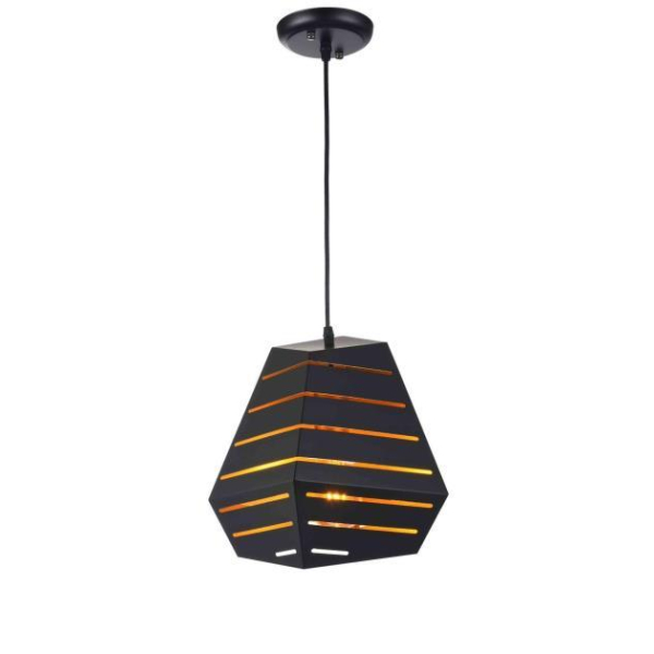Светильник подвесной Alfa Light F3524-40 Black+Gold E27*1