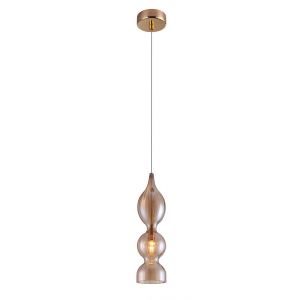 Подвесной светильник Crystal Lux Iris SP1 B Amber Подвесной светильник Crystal Lux Iris SP1 B Amber
