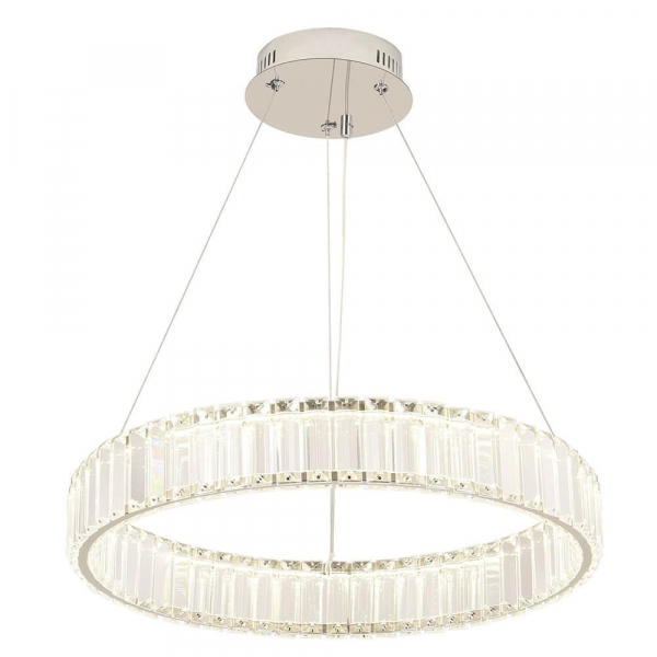 Подвесной светодиодный светильник Crystal Lux Musika SP50W Led Chrome Подвесной светодиодный светильник Crystal Lux Musika SP50W Led Chrome