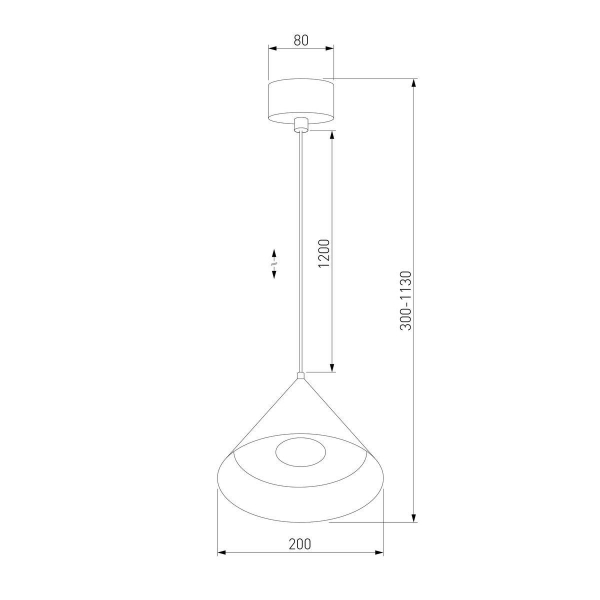 Подвесной светодиодный светильник Elektrostandard Conus 50316 LED a069335 Подвесной светодиодный светильник Elektrostandard Conus 50316 LED a069335