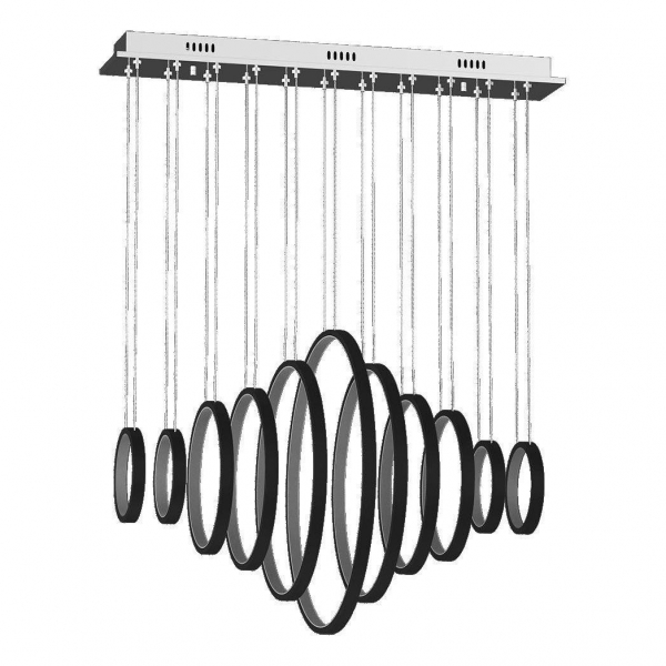 Подвесной светодиодный светильник DesignLed Anch Spring AD14036-11A-BK 001978 Подвесной светодиодный светильник DesignLed Anch Spring AD14036-11A-BK 001978