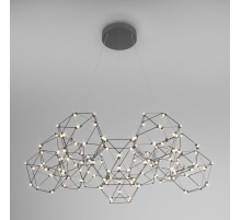 Подвесной светодиодный светильник Eurosvet Uma 90169/12 черный жемчуг