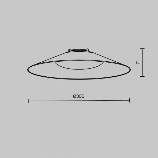 Подвесной светодиодный светильник Maytoni Technical Pendant system Parity Campana TR127B-12W3K-W Подвесной светодиодный светильник Maytoni Technical Pendant system Parity Campana TR127B-12W3K-W
