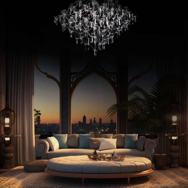 Подвесной светодиодный светильник Loft IT Mira 10259/1000 Silver Asfour Подвесной светодиодный светильник Loft IT Mira 10259/1000 Silver Asfour