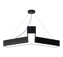 Подвесной светодиодный cветильник Geometria ЭРА Igrek SPO-142-B-40K-044 44Вт 4000К черный Б0050569