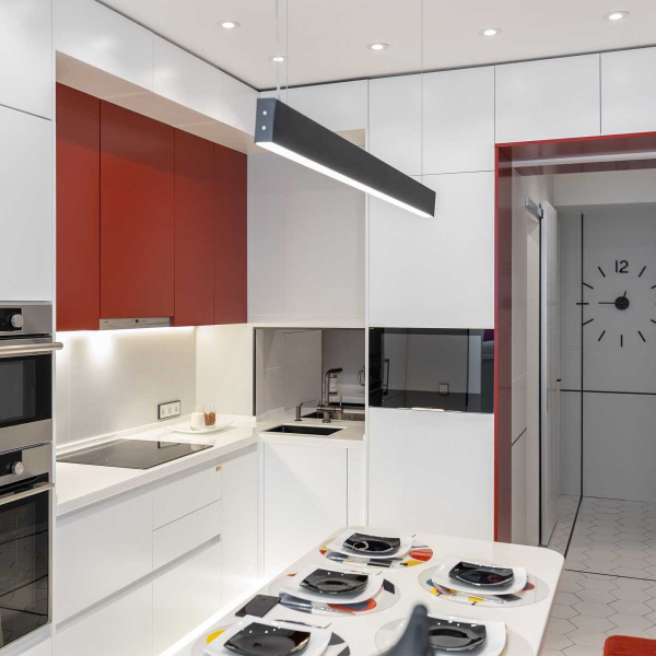 Подвесной светодиодный светильник Elektrostandard LSG-01-1-8x128-3000-MSh a042951