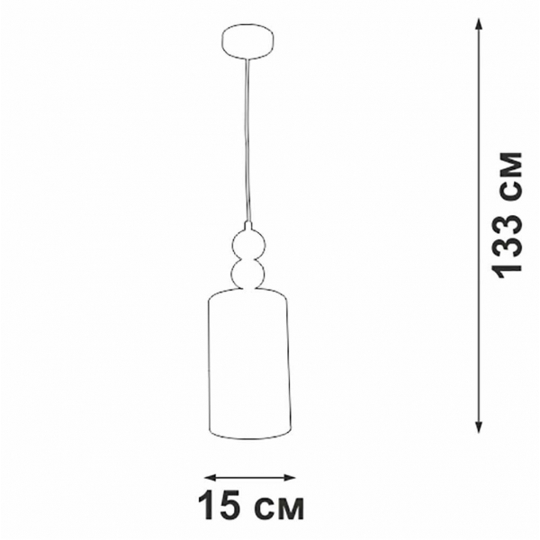 Подвесной светильник Vitaluce V2892-0/1S Подвесной светильник Vitaluce V2892-0/1S