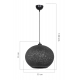 Подвесной светильник Toplight Lizbeth TL1612H-01BK
