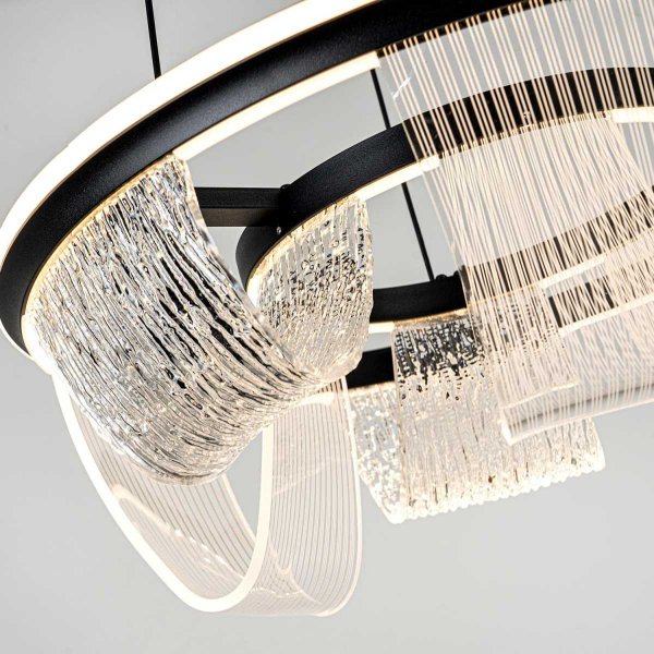 Подвесной cветильник LED4U L7706-460 BK Подвесной cветильник LED4U L7706-460 BK
