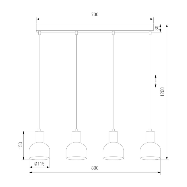 Подвесной светильник TK Lighting 4896 Cairo Подвесной светильник TK Lighting 4896 Cairo