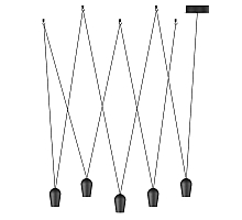 Подвесной светодиодный светильник Loft IT Blackout 10357/5