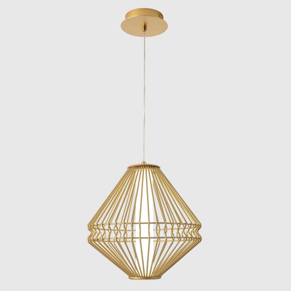 Подвесной светильник Crystal Lux CUADRA SP15W LED GOLD Подвесной светильник Crystal Lux CUADRA SP15W LED GOLD