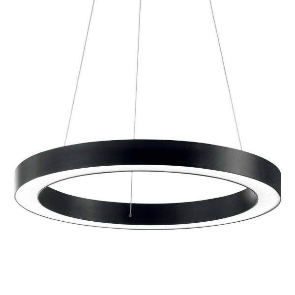 Подвесной светодиодный светильник Ideal Lux Oracle D60 Round Nero 222103 Подвесной светодиодный светильник Ideal Lux Oracle D60 Round Nero 222103