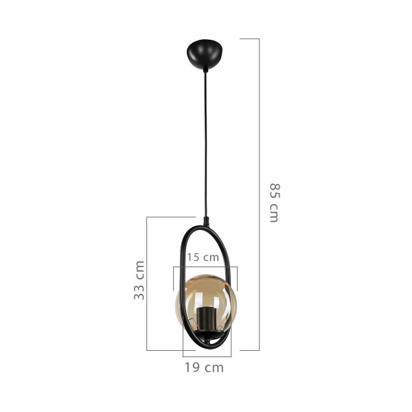 Подвесной светильник Toplight Kerrie TL1609H-01BK Подвесной светильник Toplight Kerrie TL1609H-01BK