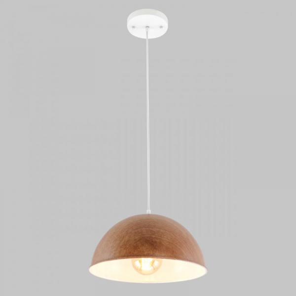 Подвесной светильник IMEX MD.5660-1-P-WT+WOOD Подвесной светильник IMEX MD.5660-1-P-WT+WOOD