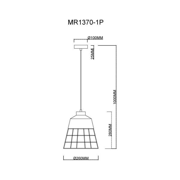 Подвесной светильник MyFar Hill MR1370-1P Подвесной светильник MyFar Hill MR1370-1P