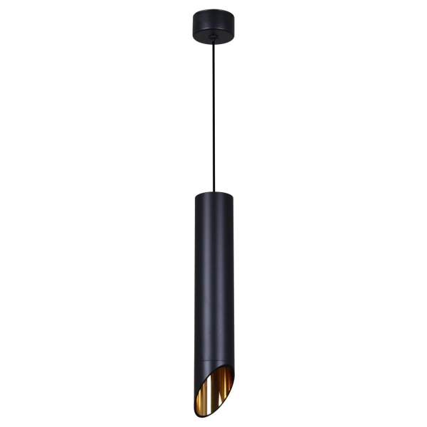 Подвесной светильник Reluce Technical 16007-0.9-001LD 300mm GU10 BK+GD Подвесной светильник Reluce Technical 16007-0.9-001LD 300mm GU10 BK+GD