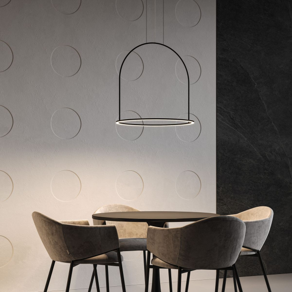 Подвесной светодиодный светильник Eurosvet Over 90323/1 черный